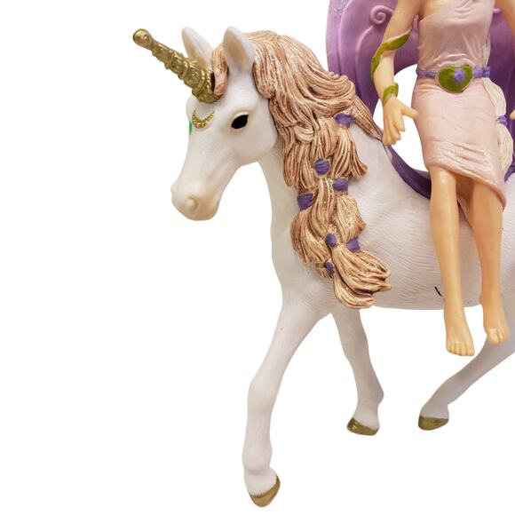 Schleich Bayala Fairy Glitter Unicorn and Fairy Set 2015 - Picture 2 of 12